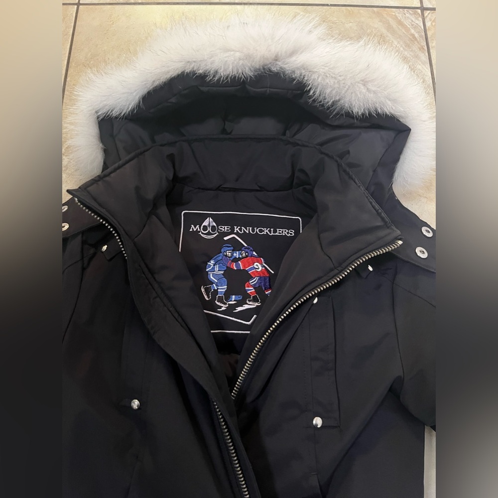 Moose Knuckles unisex kids' bomber coat